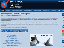 Tablet Screenshot of bestcheck.com